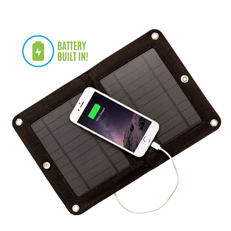 Engros Pris 6W Foldbar New Technology Solar Panels Opladning Wallet Solar Panel Bag til mobiltelefon
