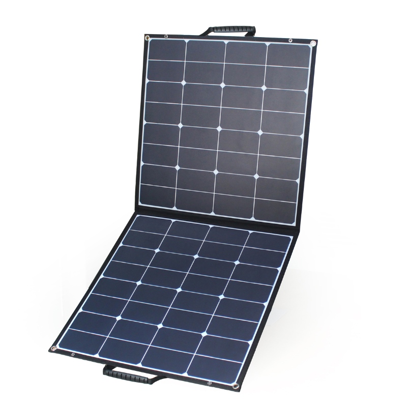 40W 60W 80W 100W 120W 150W 200W Bærbar Sunpower Foldbar Solar Panel oplader til kraftværker