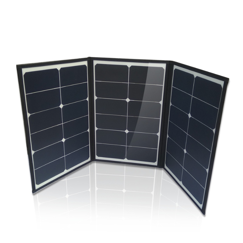 Høj effektivitet Solar Foldbar Solar Panel Folding Bag Bærbar 60W 100W 200W 120W Folding Solar Panel